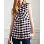 Blue Plaid Tunic Shirt