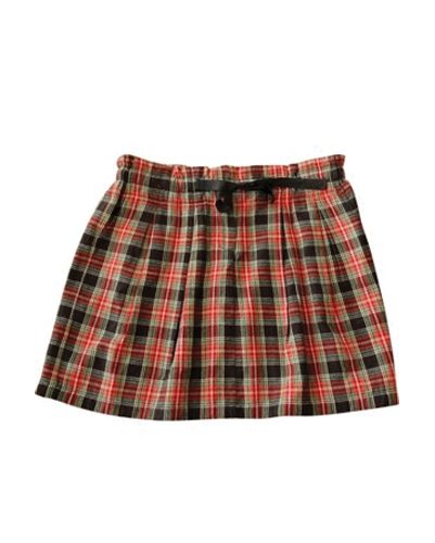 Box Pleat Orange and Black ...