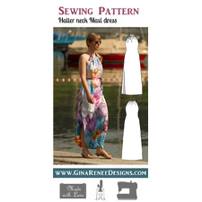 NEW:: Halter Dress Pattern - Gina Renee Designs