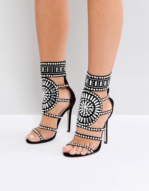 Cleopatra Embellished Heeled Sandals