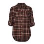 Button Up Grey Checkered Girls’ Shirt