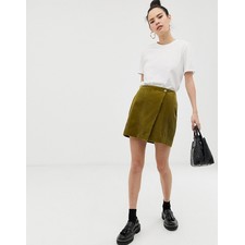  mini skirt with wrap in cord