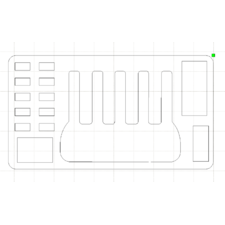SKB Case 3i-2011 Range Case Foam Insert For 5 Handguns And Magazines (FOAM ONLY)