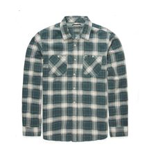 Blue Check Flannel Shirt