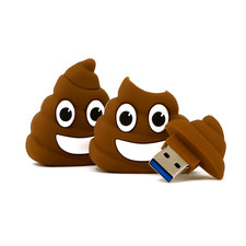 64GB Poop Emoji USB Flash Drive