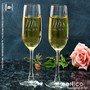 Buy Wedding gifts- Personalized Champagne Glasses Online