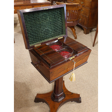 Regency rosewood teapoy