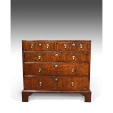 Early walnut chest of drawers