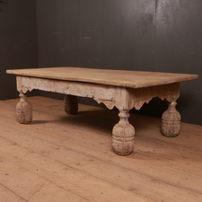 Carved Oak Coffee Table