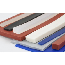 Rectangular Extruded Silicone Rubber Strip, Transparent Strip Gaskets