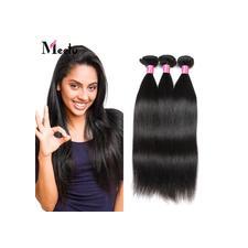 Meetu Brazilian Straight Bundles 8A Virgin Hair Extension 3pcs/lot