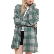 Long Baggy Winter flannel Shirt manufacturer