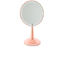 LED Hand Mirror with Charging Stand in Rose Gold | REVOLVE