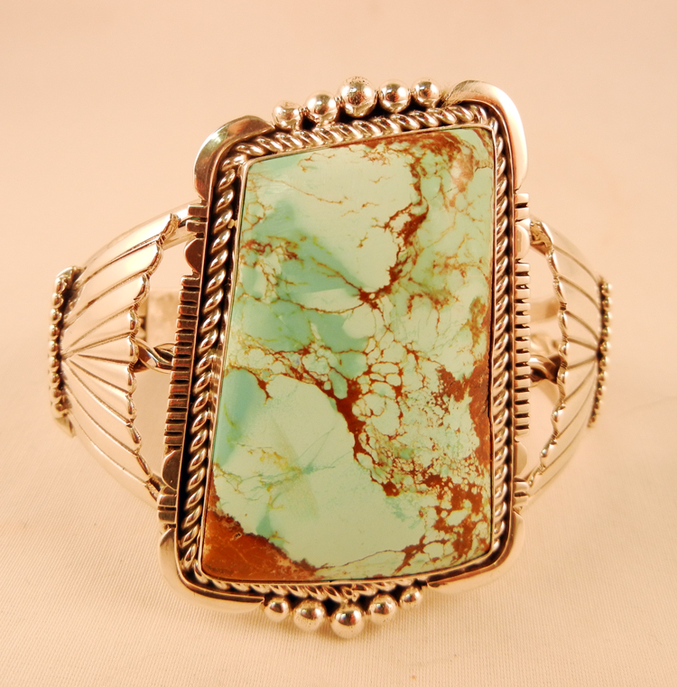 Navajo Turquoise and Sterli...