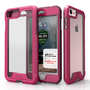 Apple iPhone 8 - ION Hybrid Case Cover Tempered Glass Screen Protector - Pink/Clear 