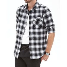 Dual Tone Flannel Shirt