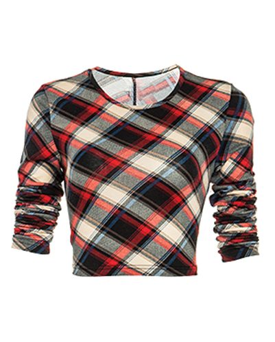 Sweetheart Flannel Crop Top
