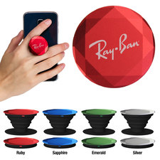 Diamond Aluminum PopSockets - Space Gray