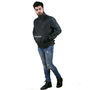 Black Leather Biker Jacket For Men
