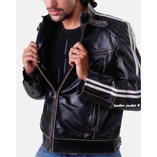 Custom Leather Biker Jacket