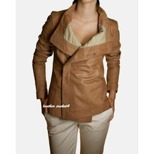 Lamb Skin Leather Biker Jacket