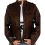 International Leather Biker Jacket
