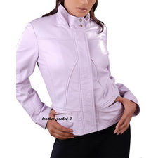 Jenna Lamb Leather Motorcycle Jacket