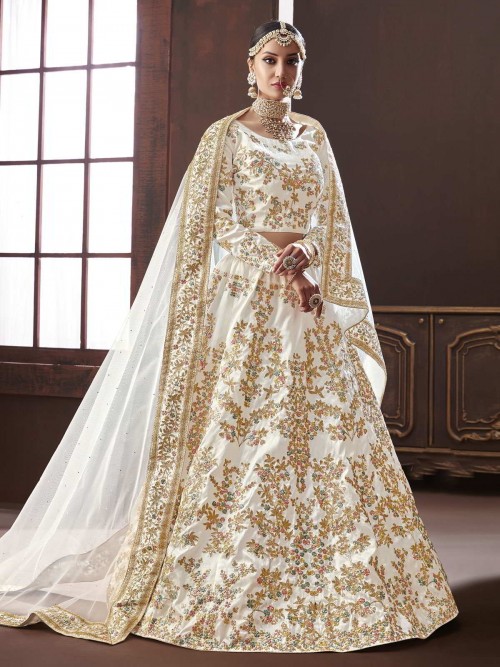 Enthralling Silk White Part...