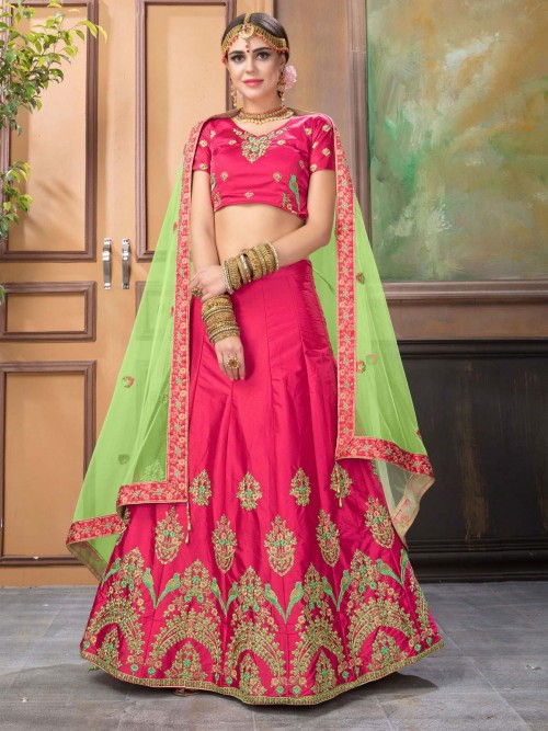 Cozy Pink Partywear Lehenga...