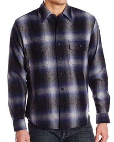Airbrush Patchy Wool Shirt ...