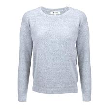 Yemak Sweater | Women's Soft Solid Heather Color Lightweight Long Sleeve Crewneck Sweater MK8015