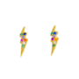 Rainbow Lightning Stud Earr...
