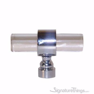 Traditional Plain Ring Lucite Handle - 1/2 D | Lucite Pulls | Lucite Cabinet Pulls| Lucite and Brass Pulls | lucite drawer pulls and knobs | Custom Lucite Hardware | SignatureThings.com