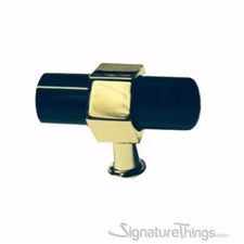 HEX RING CYLINDRICAL POST LUCITE PULL 3/4" D, CABINET KNOBS AND DRAWER PULLS