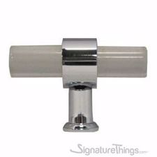 Plain Ring Cylindrical Post Lucite Pull - 1/2" D | Lucite Cabinet Pulls | Lucite Drawer Pulls | Lucite and Brass Pulls | Kitchen Cabinet Handles | Unique Cabinet Hardware | Lucite Hardware | SignatureThings.com