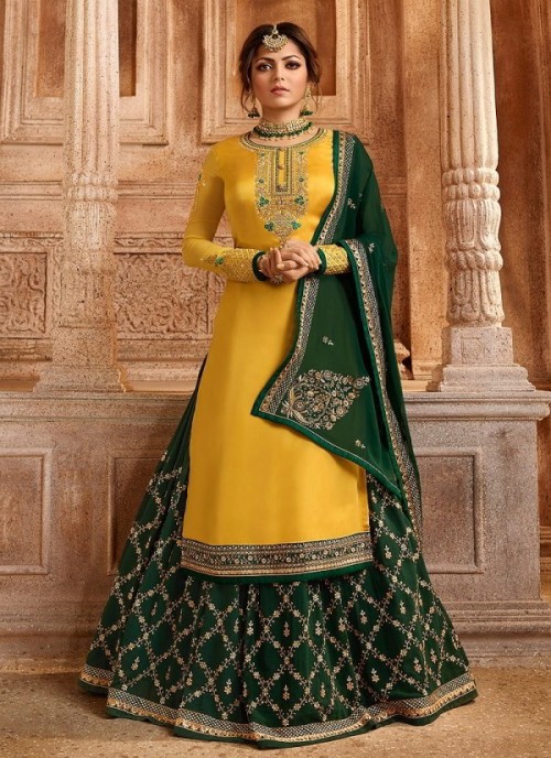 Drashti Dhami Satin Georget...