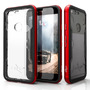 Google Pixel - Aluminum Bumper Hybrid Case Tempered Glass (Retail Packaging) - Red :: CellPhoneCases.com