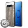 Samsung Galaxy S10 Plus - Carbon Metallic Fusion Candy Case Tpuwith Carbon Fiber Finish - Gray :: CellPhoneCases.com