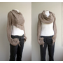 FREE Shipping New Season Milky  Brown  Wrap Bolero Scarf Shawl Neckwarmer gift for Women Girl Mom Valentines Day gift