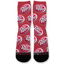 Dr Pepper Custom Athletic Fresh Socks