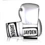 Personalized Silver Boxing Gloves - Adults