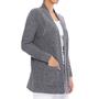 Women's Stylish Drape Long Sleeve Sweater Cardigan Jacket with Two Pockets HK8189 - Yemak Sweater