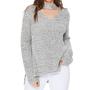 YeMAK Sweater | V-Neck Long...