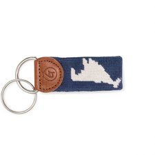 Martha’s Vineyard Needlepoint Keychain