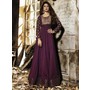 Jennifer Winget Wine Designer Anarkali Suit