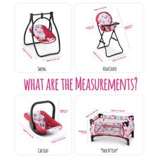 Litti Pritti 4 Piece Set Baby Doll Accessories