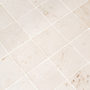 Merrion Myra White 24x24 Limestone Tile Angle View