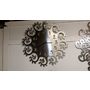 Stainless Steel Spiral Number Clock | Yoga King