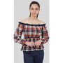 SbuyS - Smocked Plaid Off S...