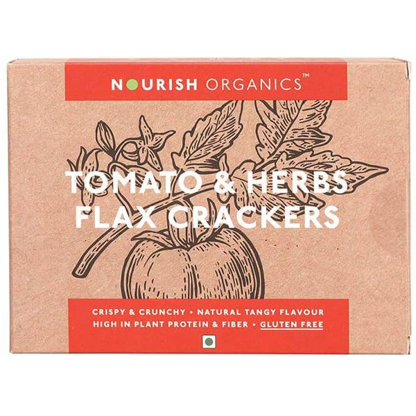 Tomato Herb Flax Crackers